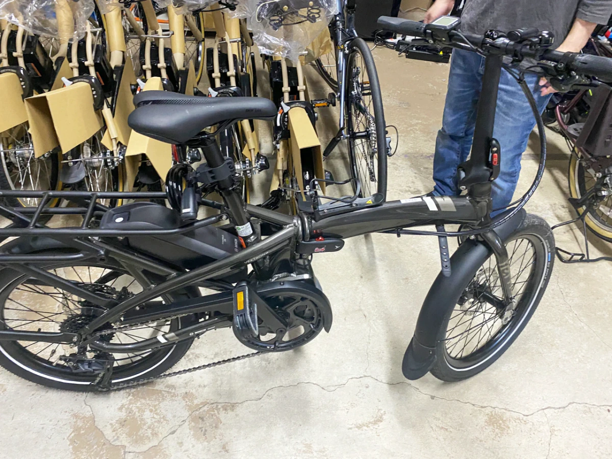 レンタル用のTern VEKTRONの写真。