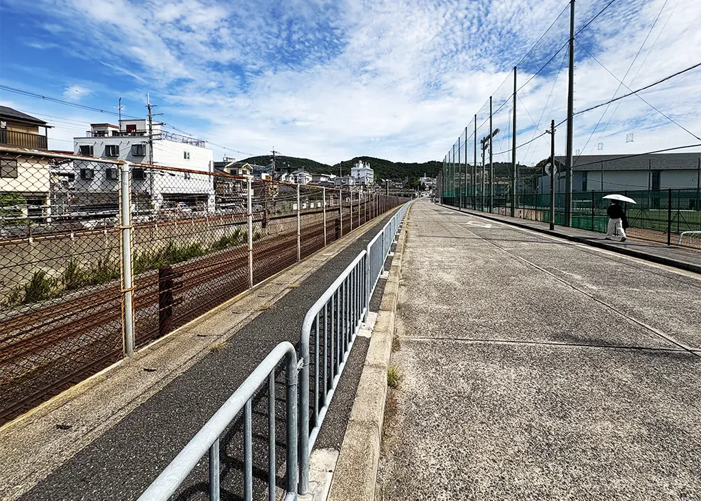 JRの線路に沿ってサイクリングした際の写真。