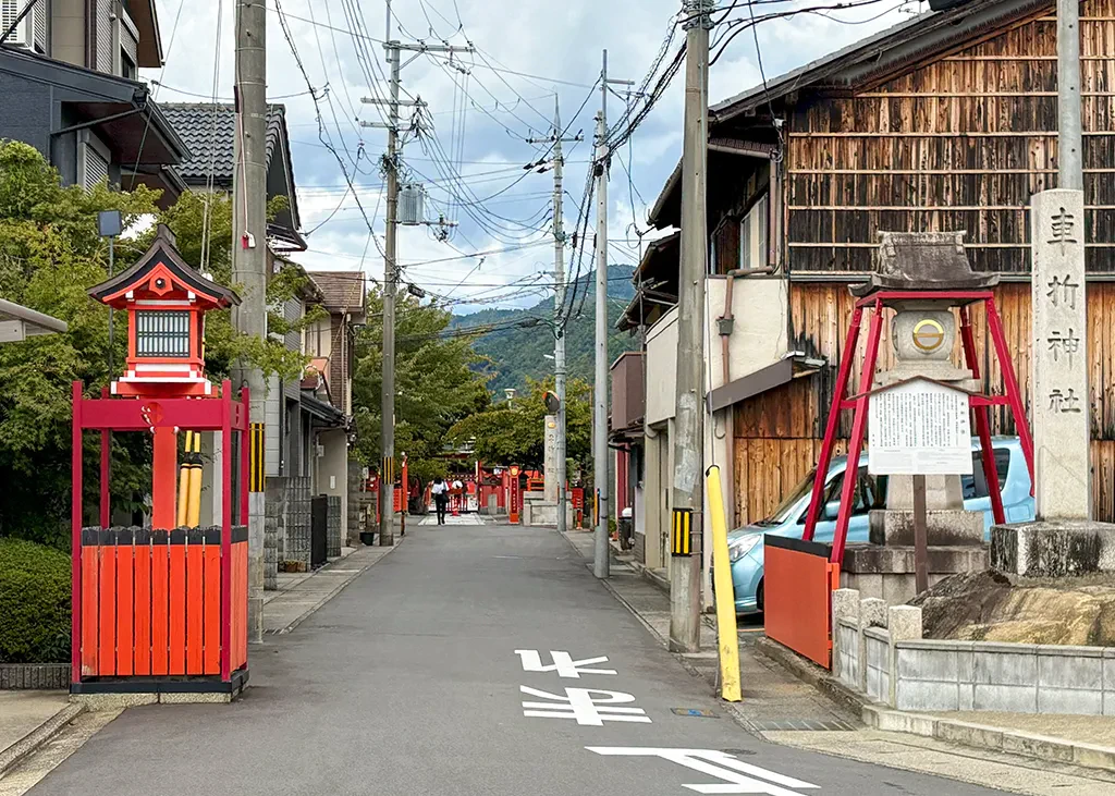 車折神社の写真。