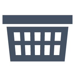 カゴ付き自転車アイコン